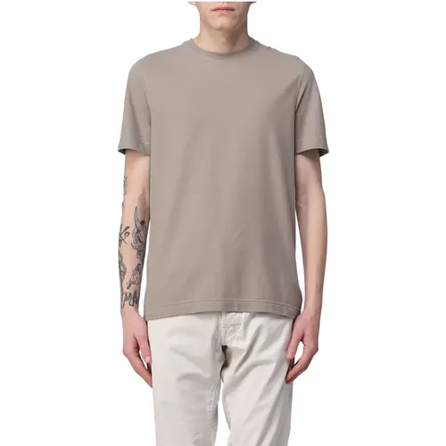 T-Shirts , male, Sizes: M, XL, 2XL - Zanone - Modalova