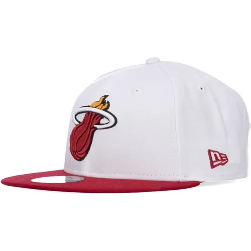 Miami Heat NBA Kappe Weiß New Era - new era - Modalova