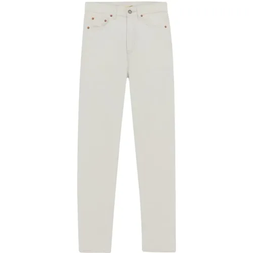 High Waist Slim Fit Jeans , female, Sizes: W25 - Saint Laurent - Modalova