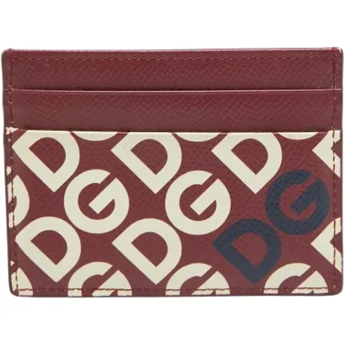 Pre-owned Leather wallets , female, Sizes: ONE SIZE - Dolce & Gabbana Pre-owned - Modalova