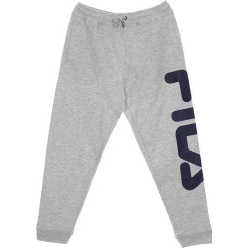 Light Melange Tracksuit Trousers , male, Sizes: XL, XS, L, S, M - Fila - Modalova