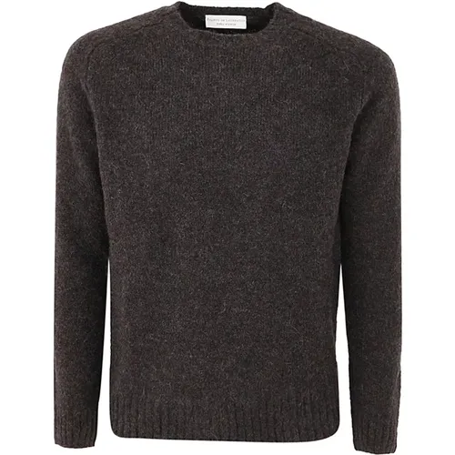 Hammer Long Sleeve Round Neck Pullover , male, Sizes: XL - Filippo De Laurentiis - Modalova