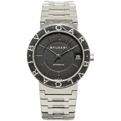 Pre-owned Stainless Steel watches , male, Sizes: ONE SIZE - Bvlgari Vintage - Modalova