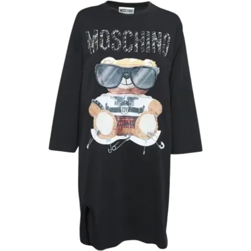 Pre-owned Cotton dresses , female, Sizes: S - Moschino Pre-Owned - Modalova