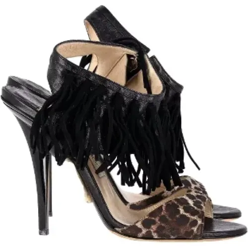 Pre-owned Leather heels , female, Sizes: 3 1/2 UK - Jimmy Choo Pre-owned - Modalova