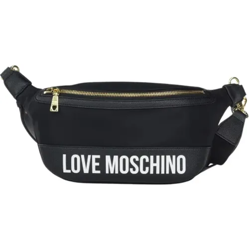 City Lover Logo Belt Bag , female, Sizes: ONE SIZE - Love Moschino - Modalova