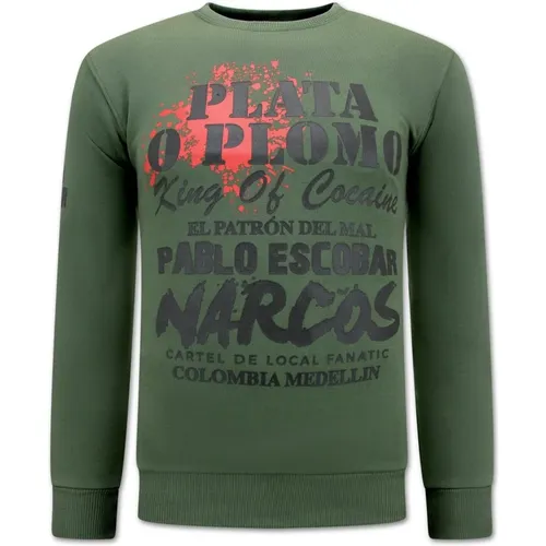 Pablo Escobar - El Patron Sweater , Herren, Größe: XL - Local Fanatic - Modalova