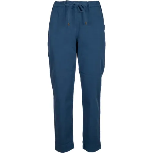 Elastic Cotton Terrain Pants , female, Sizes: L, S, XS - Max Mara - Modalova
