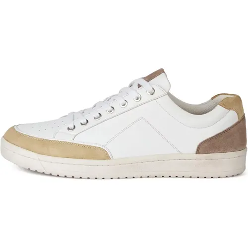 Wildleder Leder Niedrige Sneakers , Herren, Größe: 41 EU - Boggi Milano - Modalova