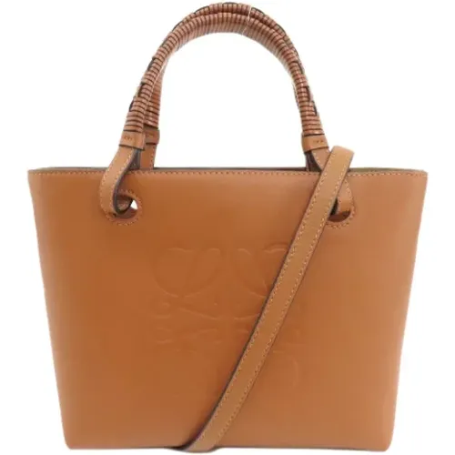 Pre-owned Leather totes , female, Sizes: ONE SIZE - Loewe Pre-owned - Modalova