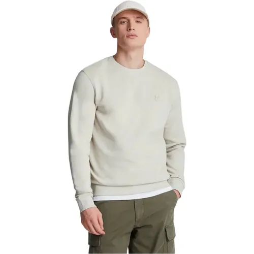 Tonal Eagle Crew Neck Pullover - Lyle & Scott - Modalova