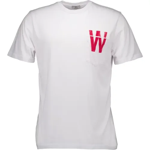 T-Shirts , male, Sizes: L, XL - Woolrich - Modalova