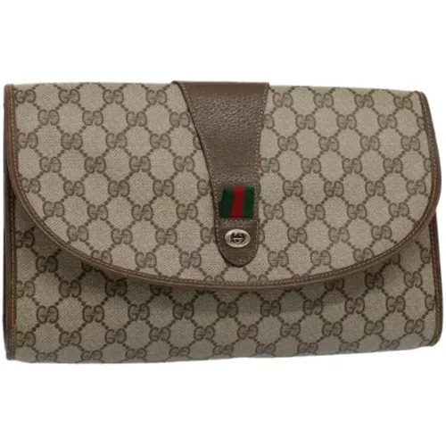 Pre-owned Canvas clutches , female, Sizes: ONE SIZE - Gucci Vintage - Modalova