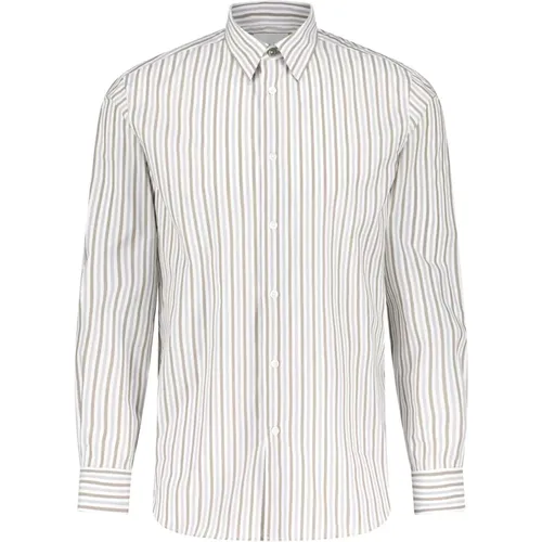 Striped Cotton Shirt , female, Sizes: L, M, 2XL - PS By Paul Smith - Modalova