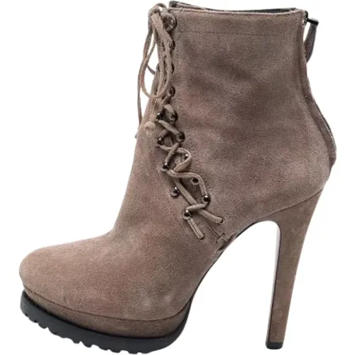 Pre-owned Suede boots , female, Sizes: 7 UK - Alaïa Pre-owned - Modalova