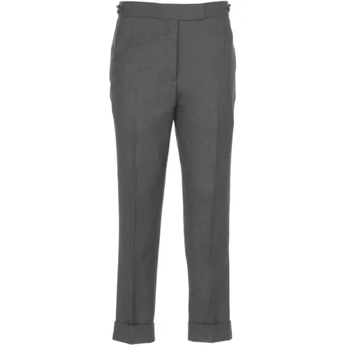 Trousers Grey , female, Sizes: 2XS, XS - Thom Browne - Modalova