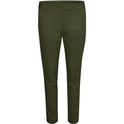 Waldnacht Chino Hose , Damen, Größe: XS - Kaffe - Modalova