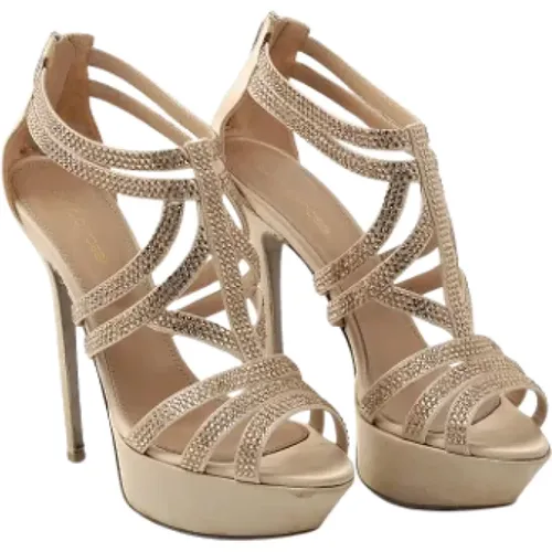 Pre-owned Canvas heels , female, Sizes: 6 UK - Sergio Rossi Pre-owned - Modalova