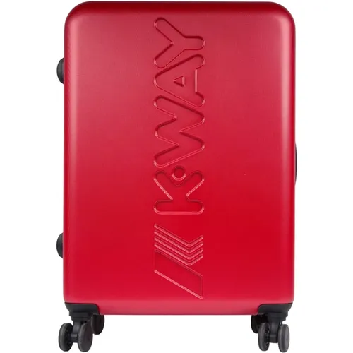 Roter Kabinentrolley mit Reißverschluss - K-way - Modalova