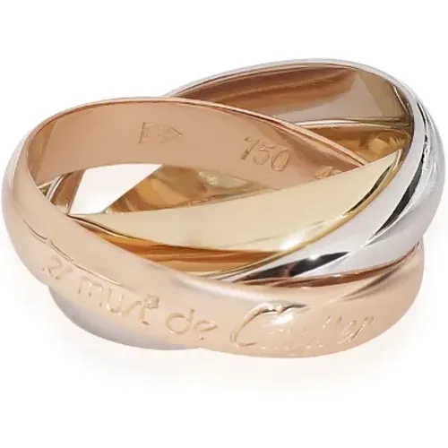 Pre-owned Metal rings , female, Sizes: ONE SIZE - Cartier Vintage - Modalova