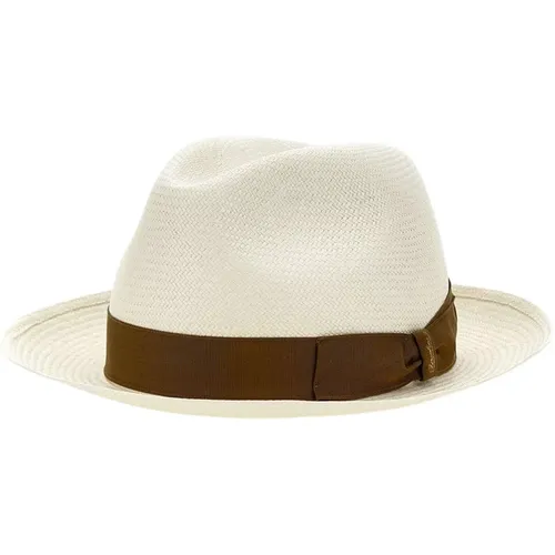 Fedora Hats , male, Sizes: 60 CM, 57 CM, 58 CM, 59 CM - Borsalino - Modalova