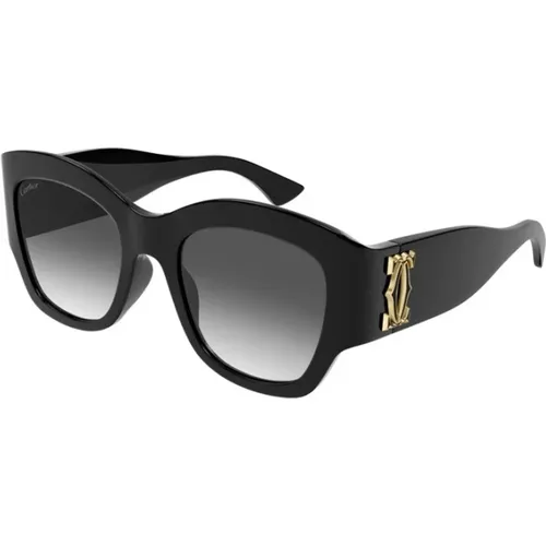 Mystery Style Sunglasses for Women , female, Sizes: 52 MM - Cartier - Modalova