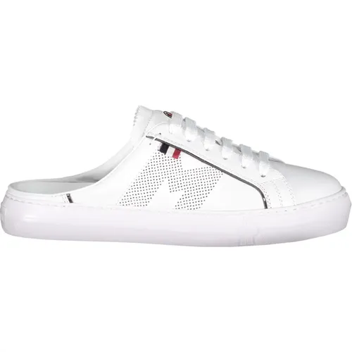 Slip-on Leder Sneakers , Damen, Größe: 40 EU - Moncler - Modalova