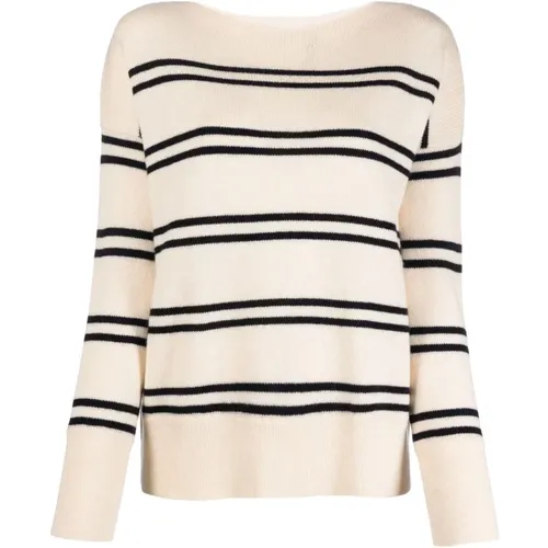 Striped Wool Cashmere Sweater , female, Sizes: XL - Vince - Modalova