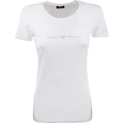 T-Shirts , female, Sizes: XL, M - Emporio Armani - Modalova