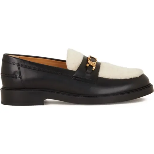 Faux Fur Teddy Loafer , female, Sizes: 5 UK, 8 UK - TOD'S - Modalova