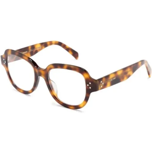 Havana Optical Frame, versatile and stylish , female, Sizes: 50 MM - Celine - Modalova