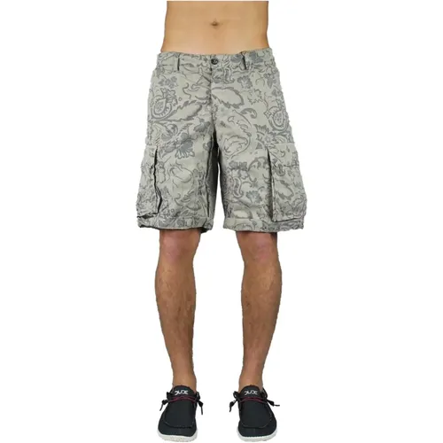 Stylish Bermuda Shorts , male, Sizes: XL - 40Weft - Modalova