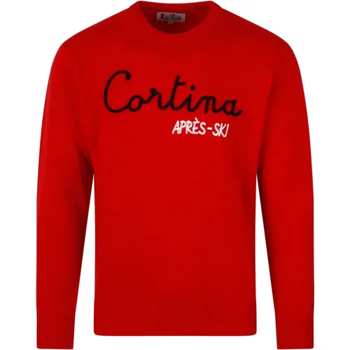 Cortina Sweater - Fw23 Après-ski Collection , male, Sizes: XL - MC2 Saint Barth - Modalova