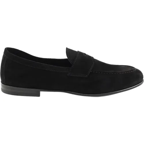 Suede Slip-On Shoes , male, Sizes: 7 1/2 UK, 6 1/2 UK, 6 UK, 8 UK, 9 UK, 7 UK - Henderson - Modalova