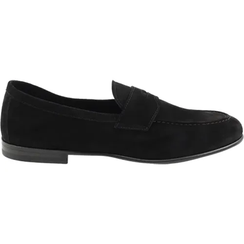 Suede Slip-On Shoes , male, Sizes: 7 1/2 UK, 6 UK - Henderson - Modalova