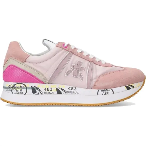 Fuchsia Sneakers , female, Sizes: 6 UK - Premiata - Modalova