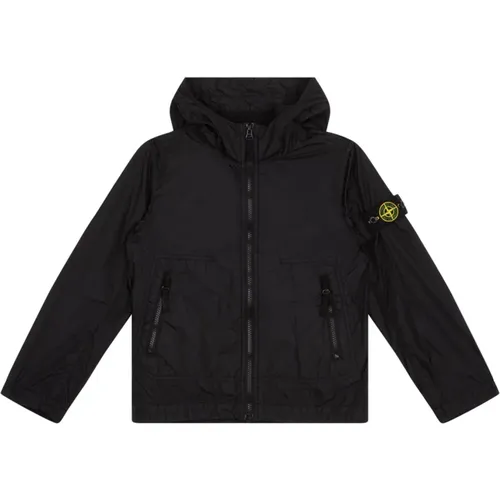 Kapuzenjacke mit Kompass-Patch - Stone Island - Modalova