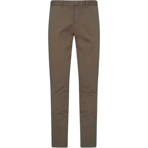 Slim Fit Baumwoll Chino Hose , Herren, Größe: XS - Hugo Boss - Modalova