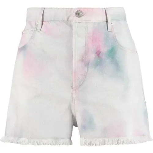 Tie-Dye Fransen Baumwollrock - Isabel marant - Modalova