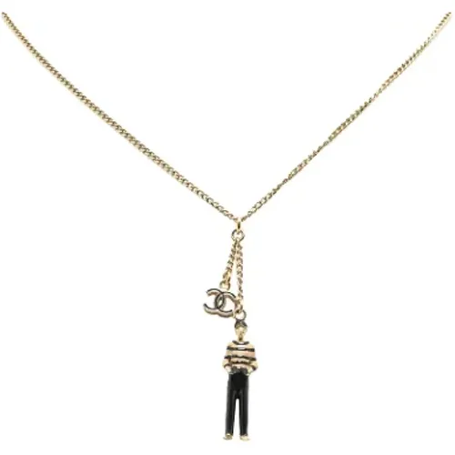 Pre-owned Metal necklaces , female, Sizes: ONE SIZE - Chanel Vintage - Modalova