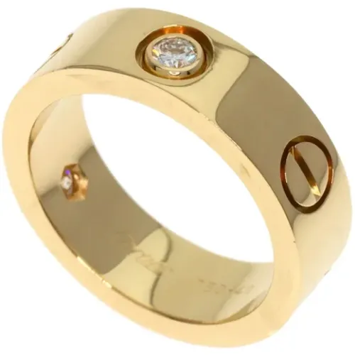 Pre-owned Gold rings , female, Sizes: ONE SIZE - Cartier Vintage - Modalova