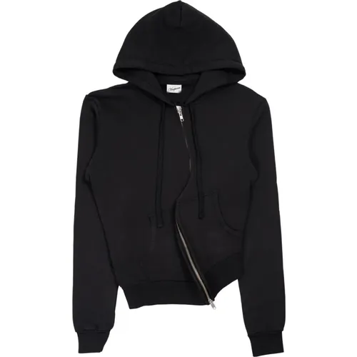 Schwarzer Twisted Rose Hoodie , Damen, Größe: L - Vaquera - Modalova