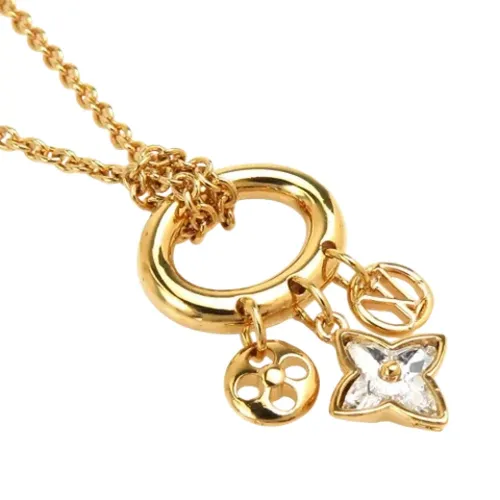 Pre-owned Metal necklaces , female, Sizes: ONE SIZE - Louis Vuitton Vintage - Modalova