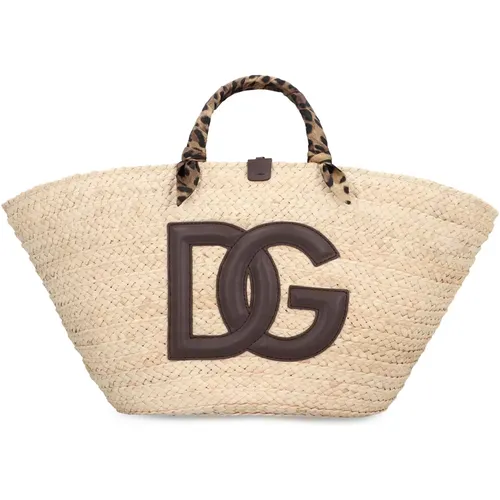 Tote Tasche mit Leopardenmuster - Dolce & Gabbana - Modalova