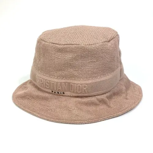 Pre-owned Cotton hats , female, Sizes: ONE SIZE - Dior Vintage - Modalova