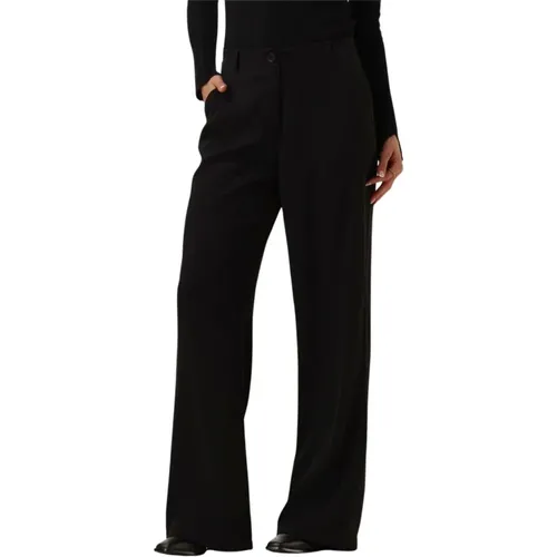 Elegante Schwarze Hose Solange , Damen, Größe: XS - YDENCE - Modalova