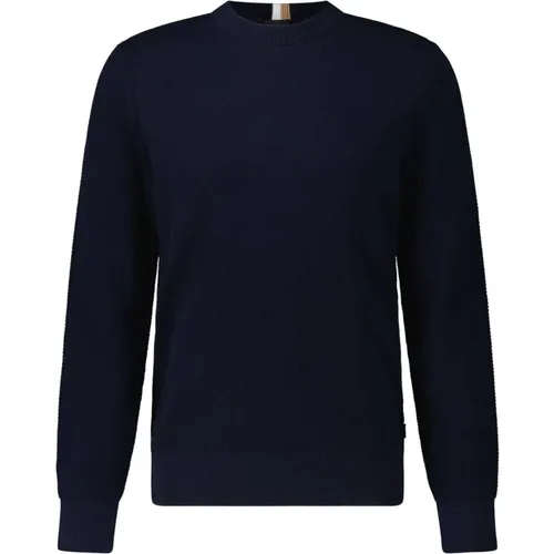 Fine Knit Ecaio Pullover , male, Sizes: 3XL, 2XL, L, M, S - Hugo Boss - Modalova