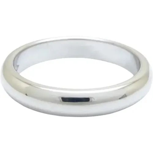 Pre-owned Platinum rings , female, Sizes: ONE SIZE - Cartier Vintage - Modalova