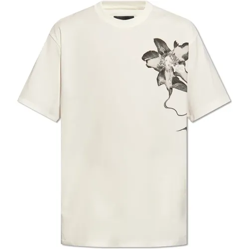 T-Shirt mit Blumenmuster Y-3 - Y-3 - Modalova