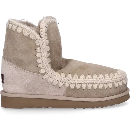 Snow Boots Eskimo Veloursleer Logo , female, Sizes: 3 UK - Mou - Modalova